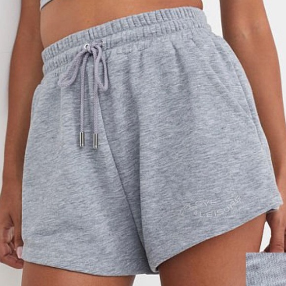 For Love And Lemons Pants - *FOR LOVE & LEMONS | Heather Grey Ellie Shorts